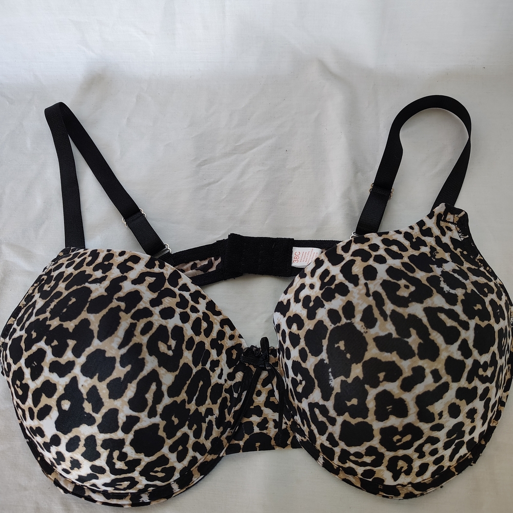 Leopard Print Women's Bra